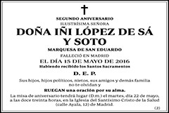 Iñi López de Sá y Soto